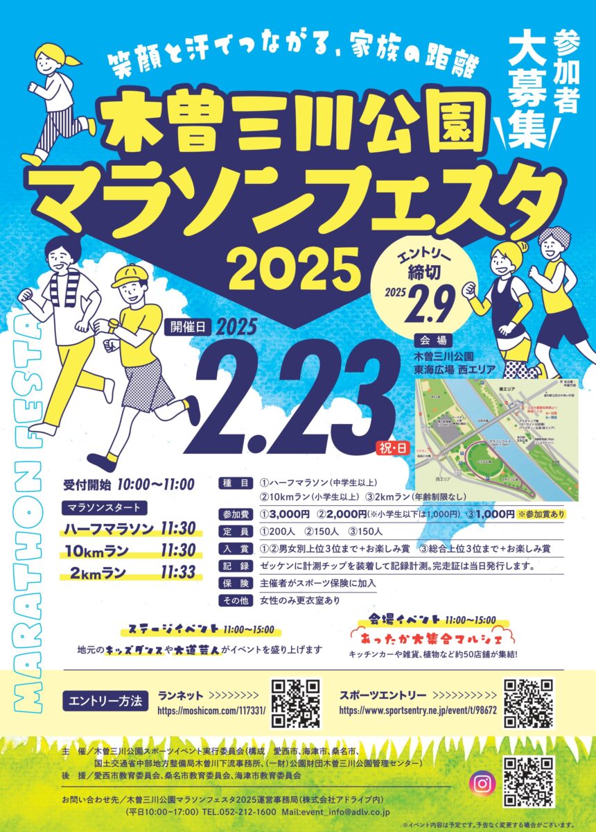 木曽三川公園マラソンフェスタ2025