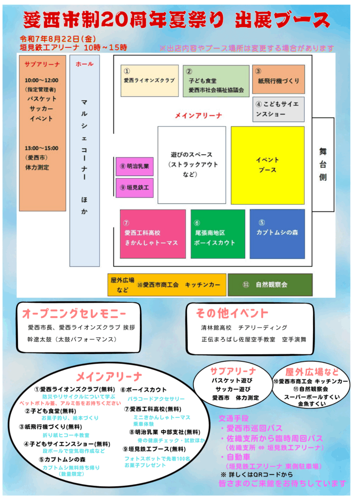 R7.愛西市夏祭り チラシ②