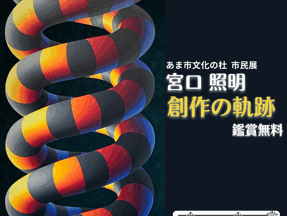 市民展　宮口照明　創作の軌跡　チラシ