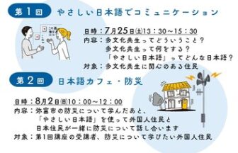 【R8.7/25(土)8/2(日)】多文化共生サポーター講座　チラシ