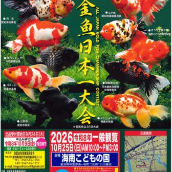 第32回金魚日本一大会チラシ